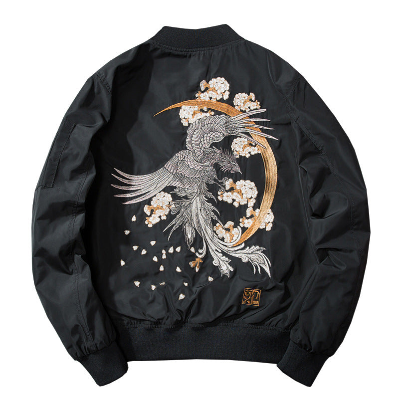 Phoenix Embroidery Air Force Pilot Jacket .