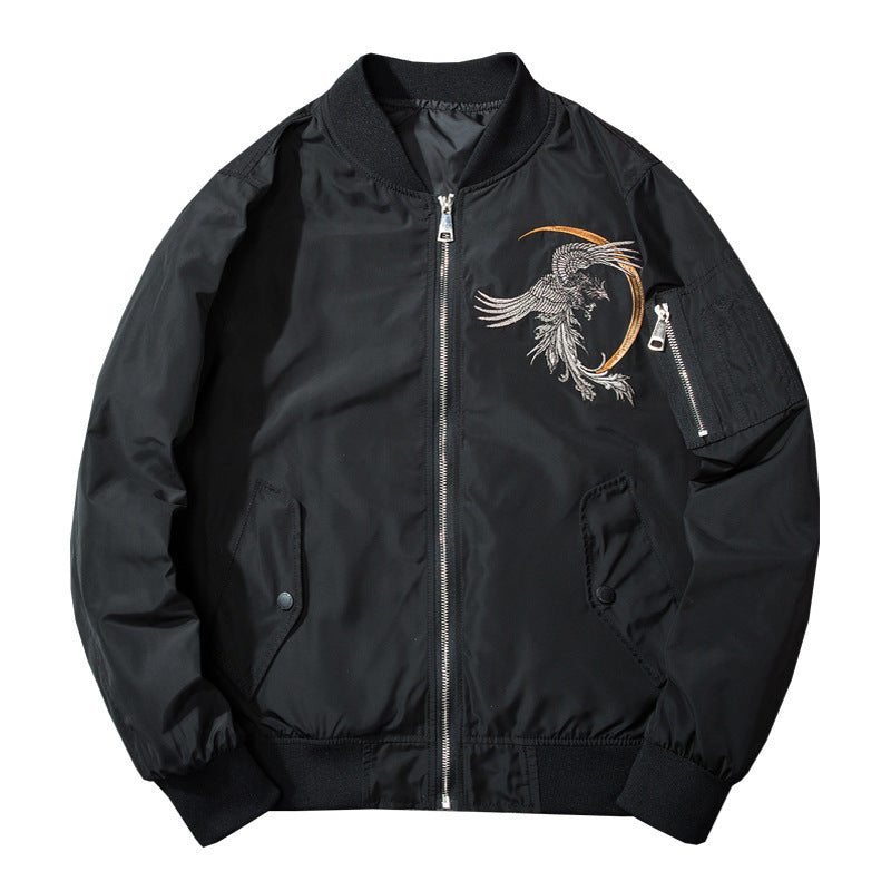 Phoenix Embroidery Air Force Pilot Jacket .