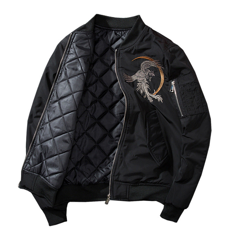 Phoenix Embroidery Air Force Pilot Jacket .