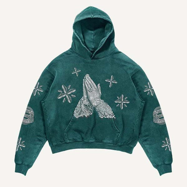 Fashion Casual Printed Polyester Sweater